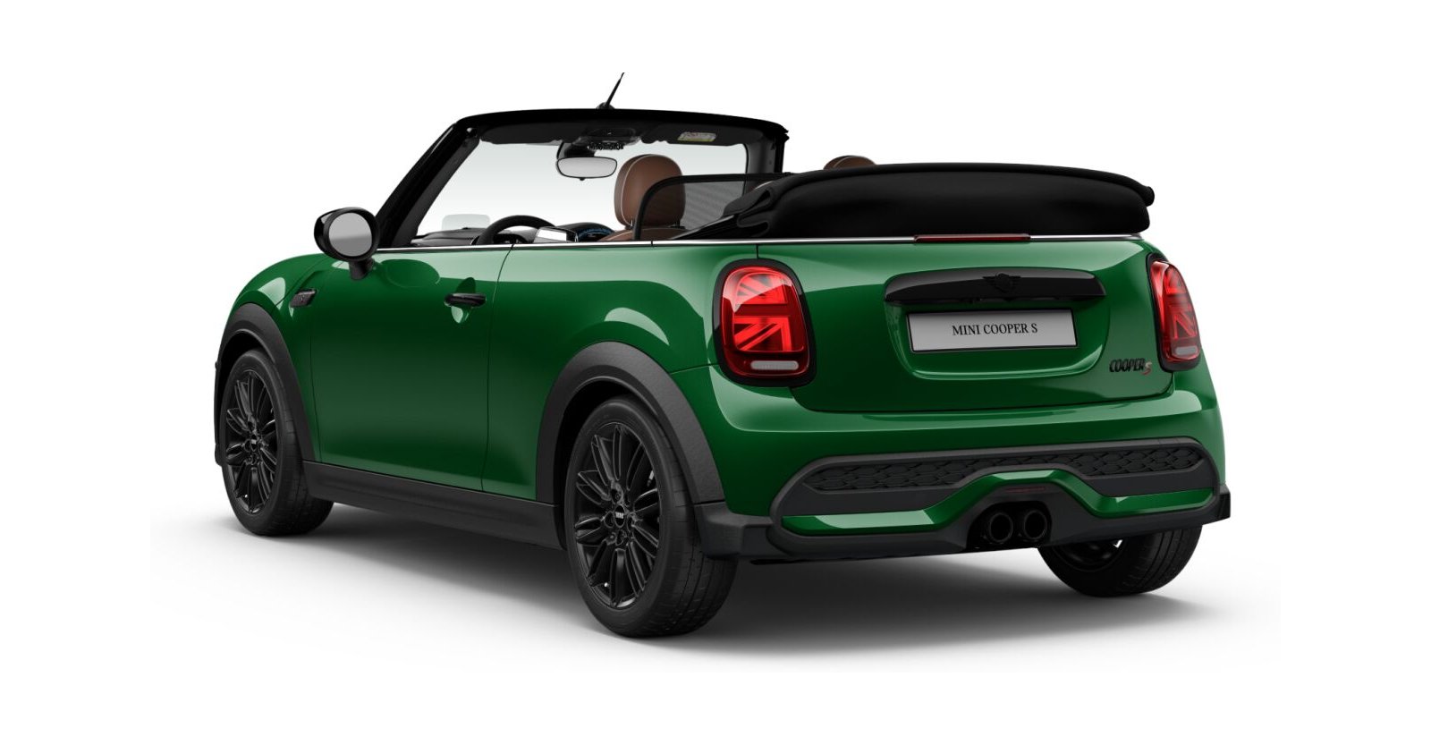 MINI MINI Cabrio in Grün von hinten MINI MINI Cabrio in Grün von hinten