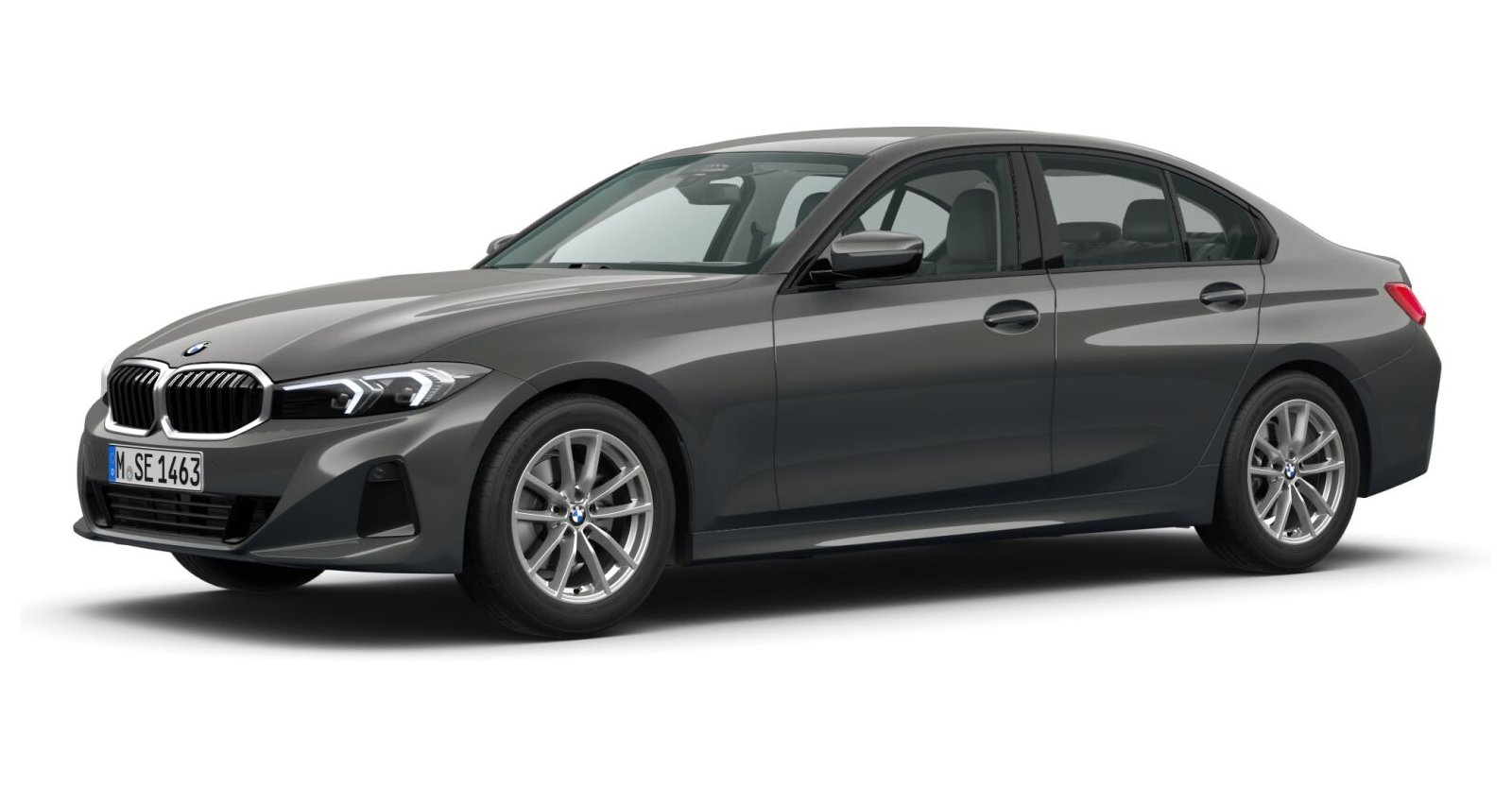 BMW BMW 3er in Grau von vorne BMW BMW 3er in Grau von vorne