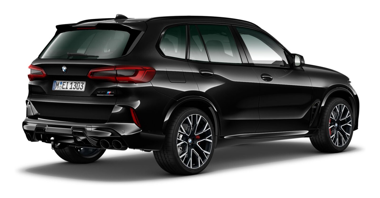 BMW BMW M in Schwarz von hinten BMW BMW M in Schwarz von hinten
