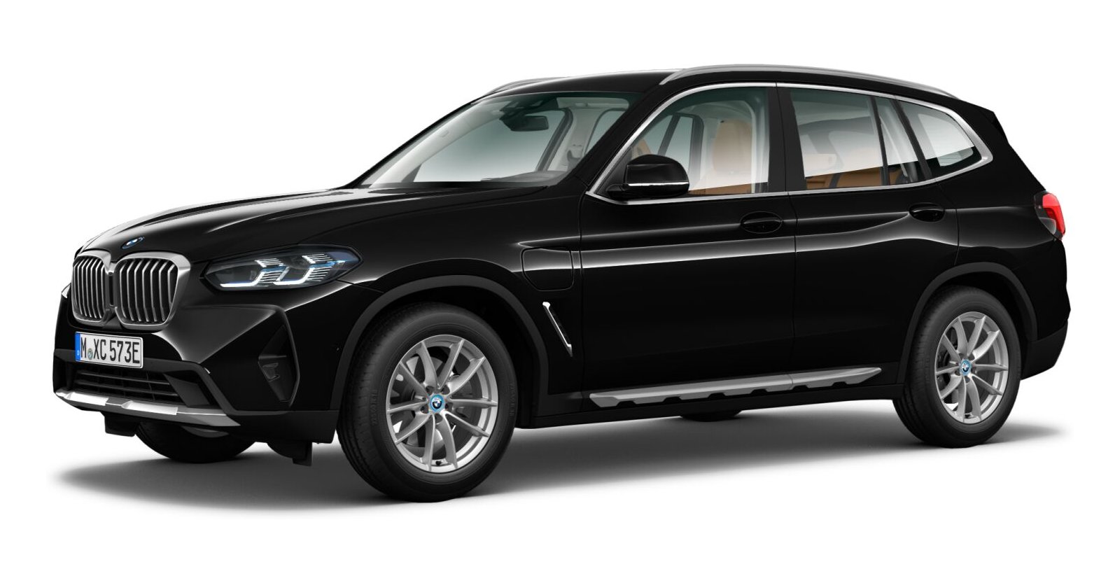 BMW BMW X in Schwarz von vorne