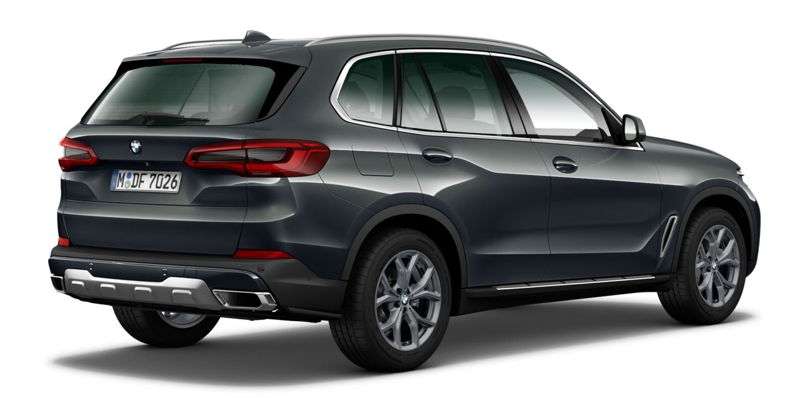 BMW BMW X in Grau von hinten BMW BMW X in Grau von hinten