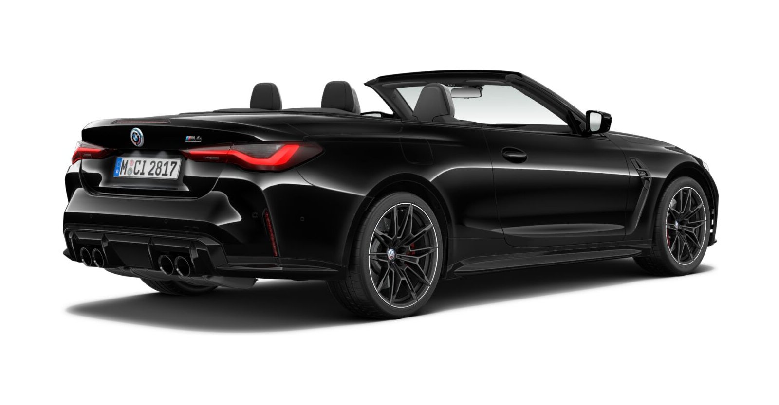 BMW BMW M in Schwarz von hinten BMW BMW M in Schwarz von hinten