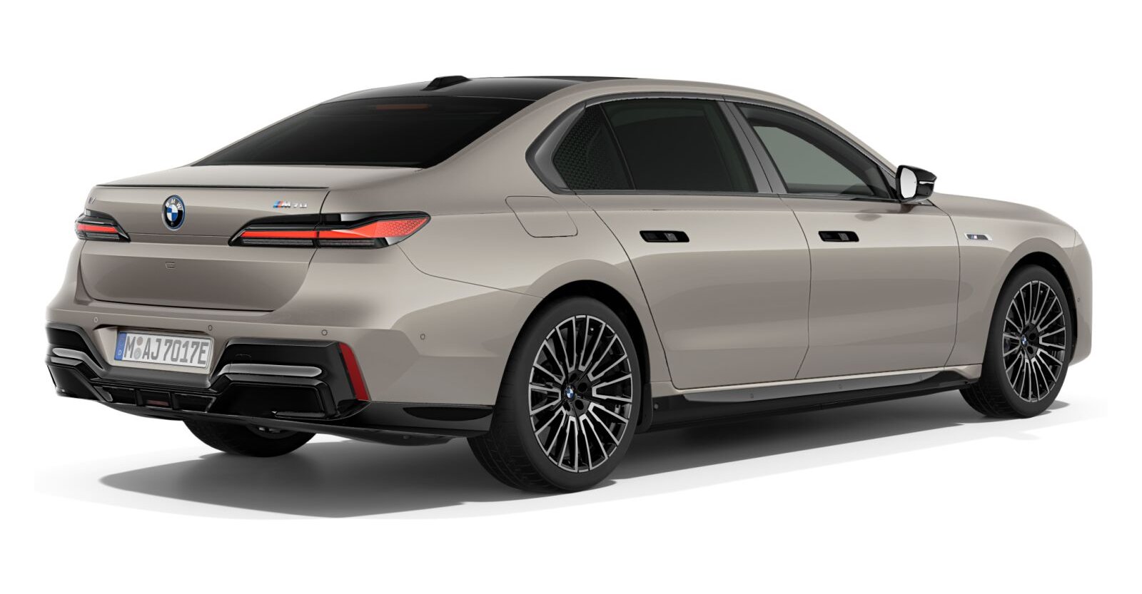 BMW BMW I in Grau von hinten