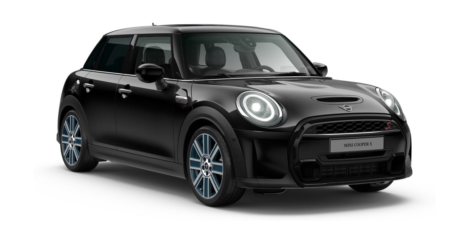 MINI MINI 5-Türer in Schwarz von vorne MINI MINI 5-Türer in Schwarz von vorne