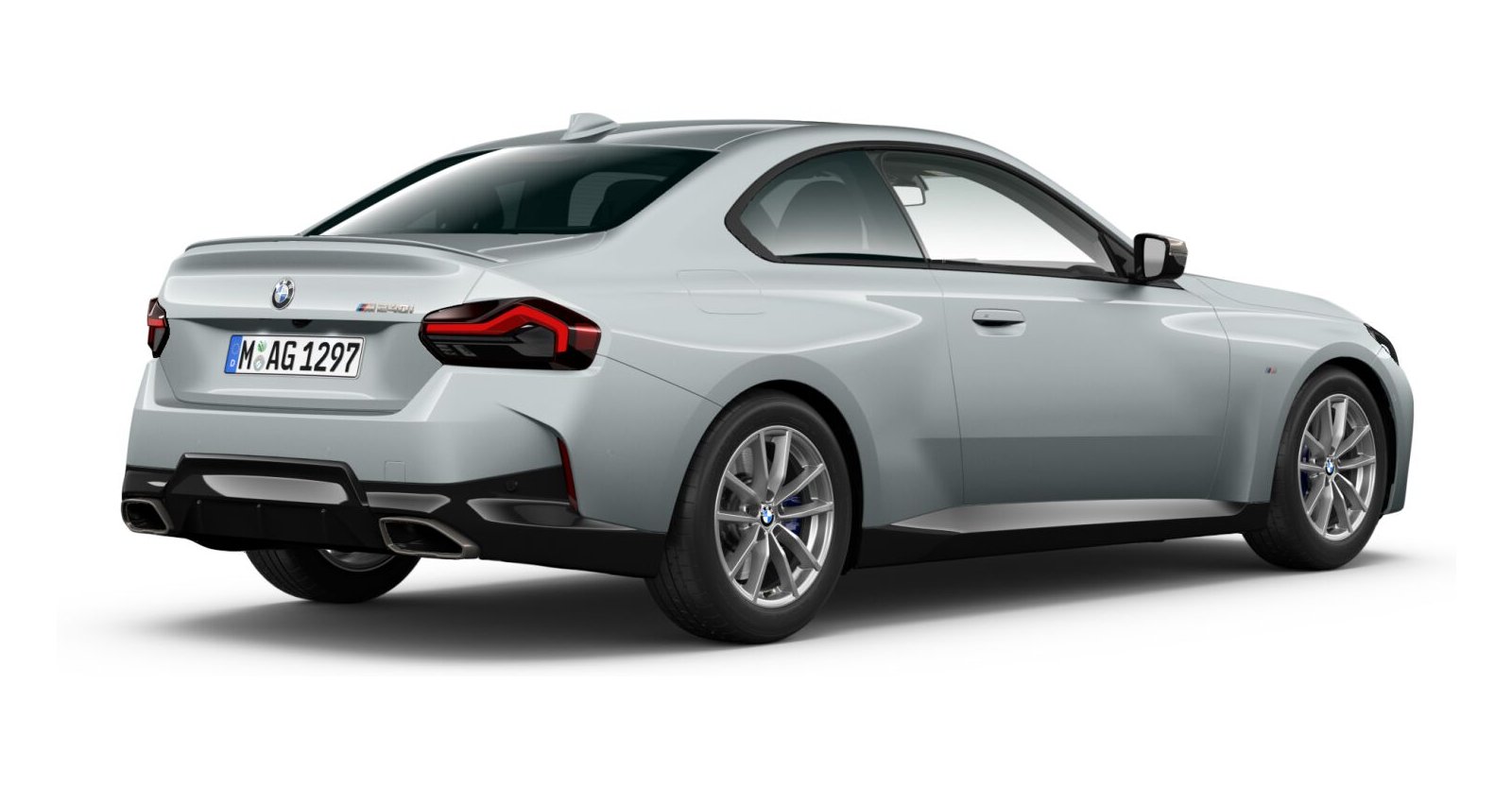 BMW BMW 2er in Grau von hinten BMW BMW 2er in Grau von hinten