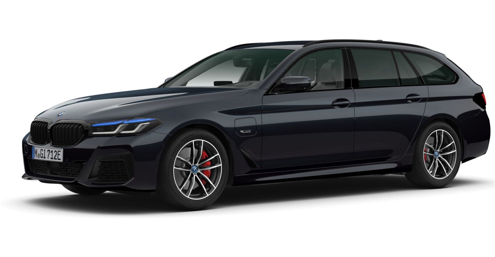 BMW BMW 5er in Schwarz von vorne BMW BMW 5er in Schwarz von vorne