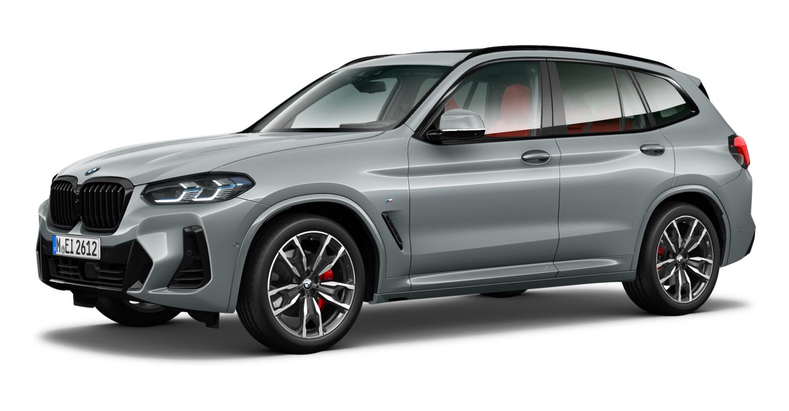 BMW X3 xDrive 30d in Grau von vorne BMW X3 xDrive 30d in Grau von vorne