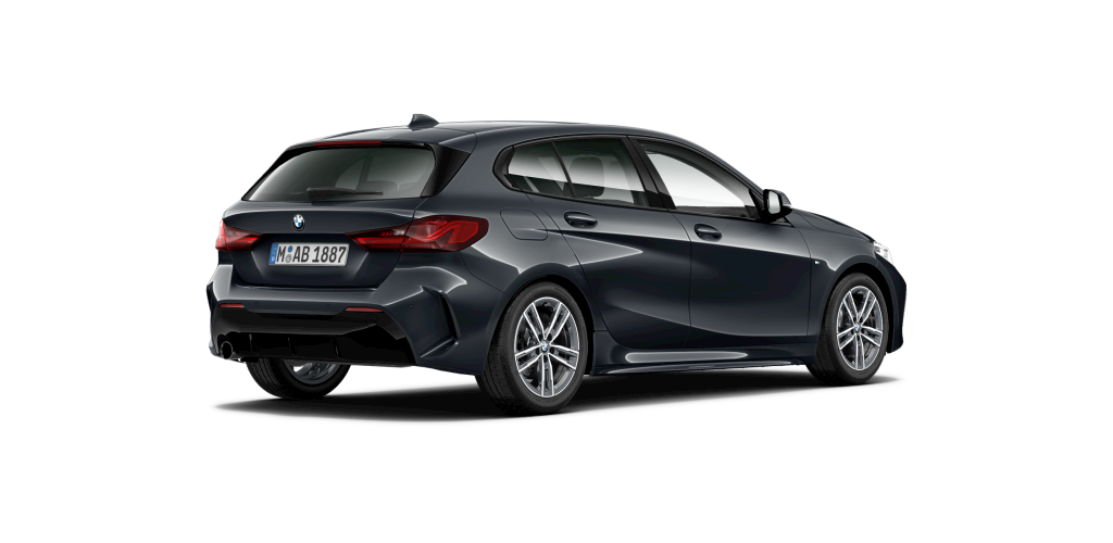 BMW BMW 1er in Grau von hinten