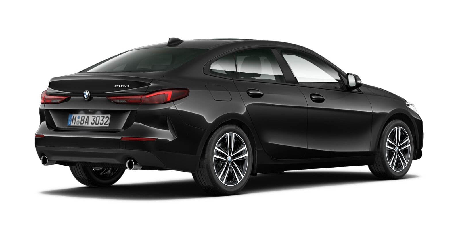 BMW BMW 2er in Schwarz von hinten BMW BMW 2er in Schwarz von hinten