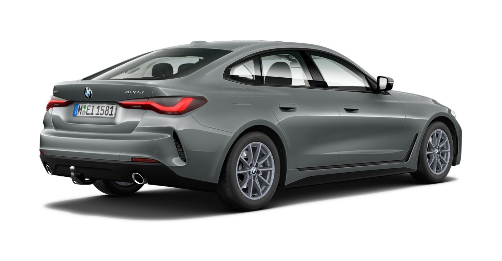 BMW BMW 4er in Grau von hinten BMW BMW 4er in Grau von hinten
