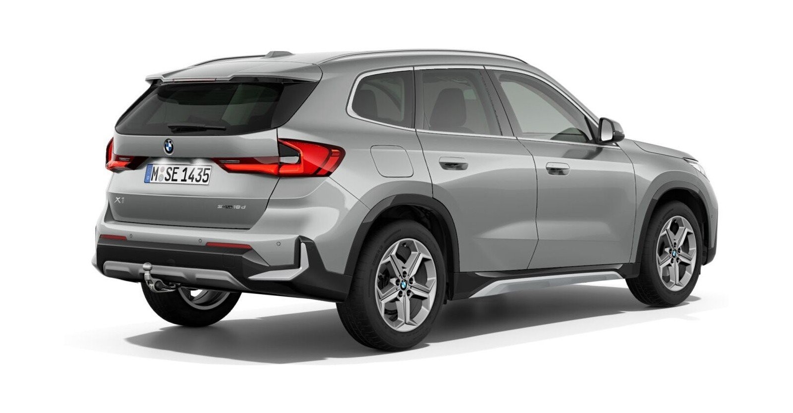 BMW BMW X in Grau von hinten BMW BMW X in Grau von hinten