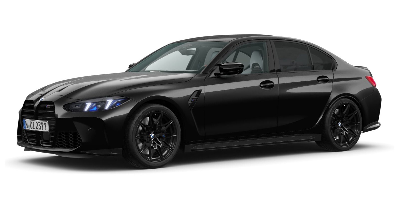 BMW BMW M in Schwarz von vorne BMW BMW M in Schwarz von vorne