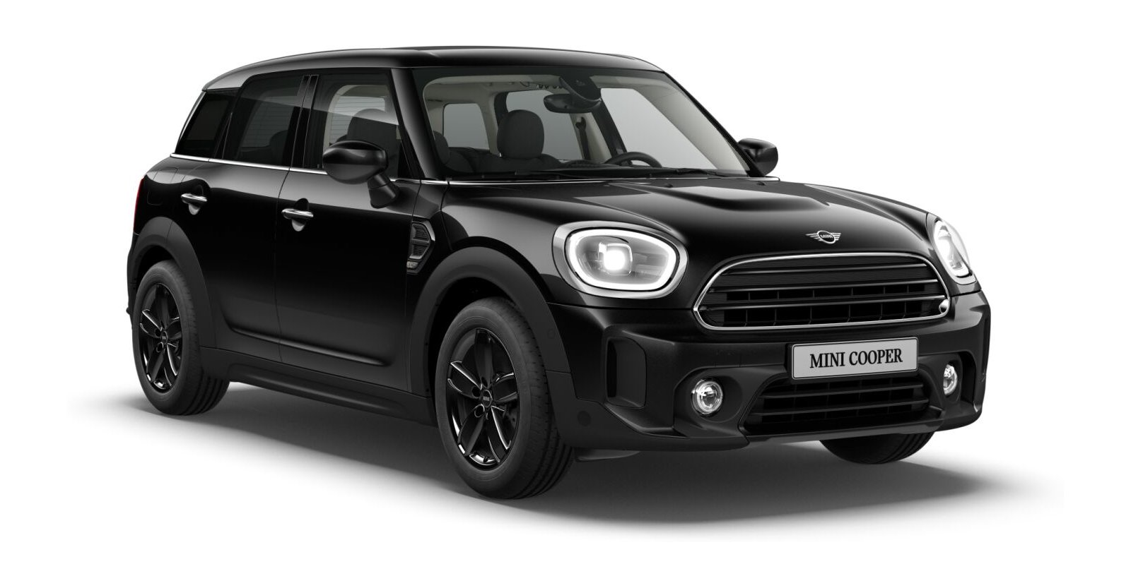 MINI Cooper Countryman in Schwarz von vorne