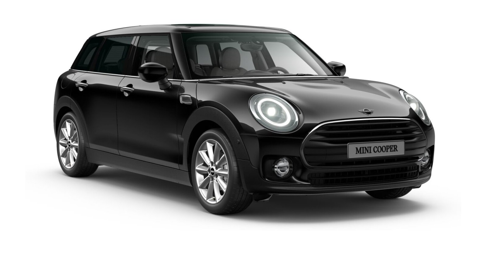 MINI Cooper Clubman in Schwarz von vorne MINI Cooper Clubman in Schwarz von vorne