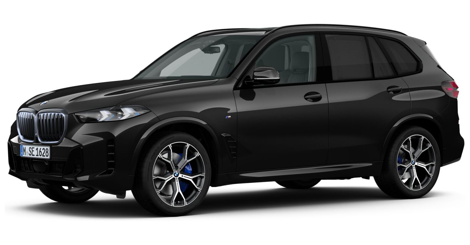 BMW X5 xDrive30d in Schwarz von vorne BMW X5 xDrive30d in Schwarz von vorne