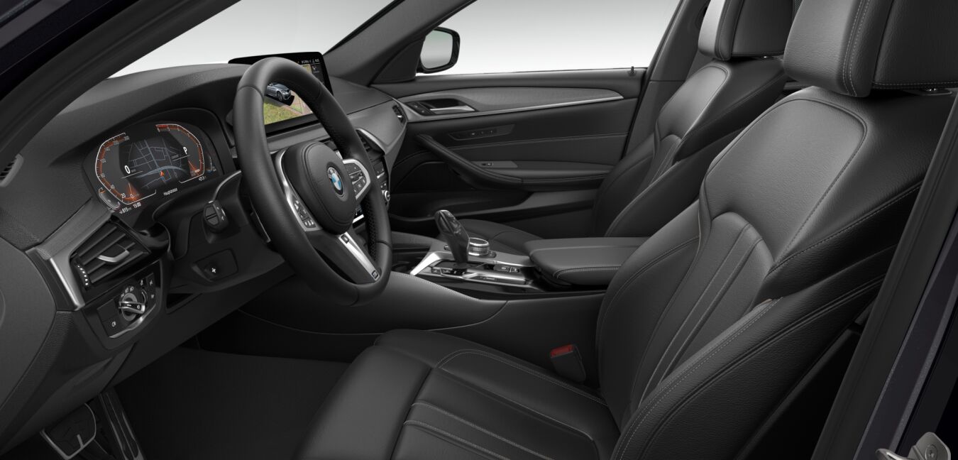 BMW BMW 5er im Innenraum seitlich