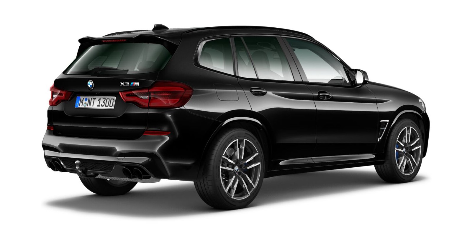 BMW BMW M in Schwarz von hinten BMW BMW M in Schwarz von hinten