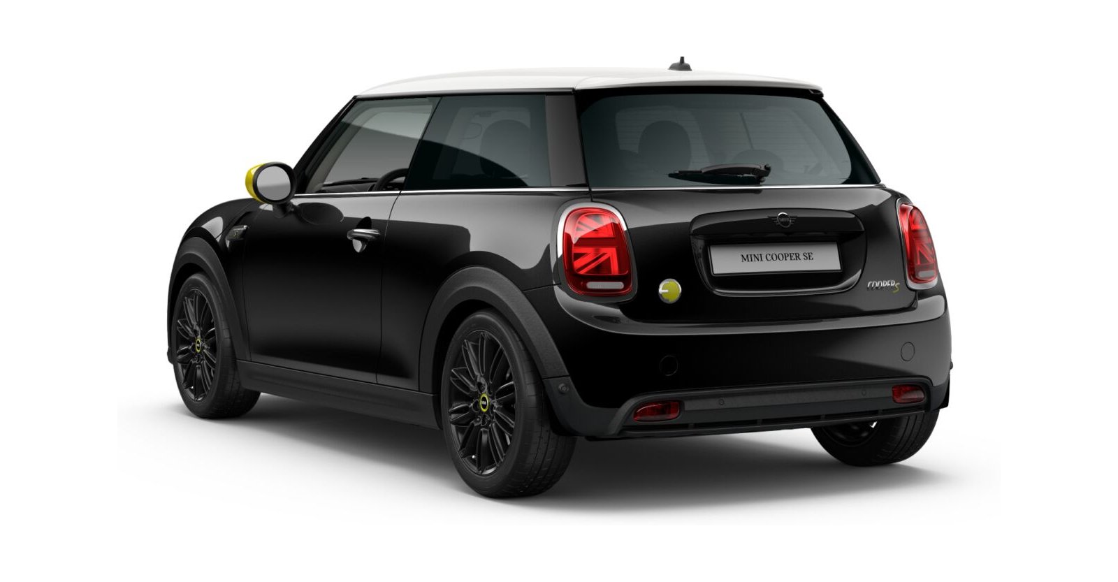 MINI MINI 3-Türer in Schwarz von hinten MINI MINI 3-Türer in Schwarz von hinten