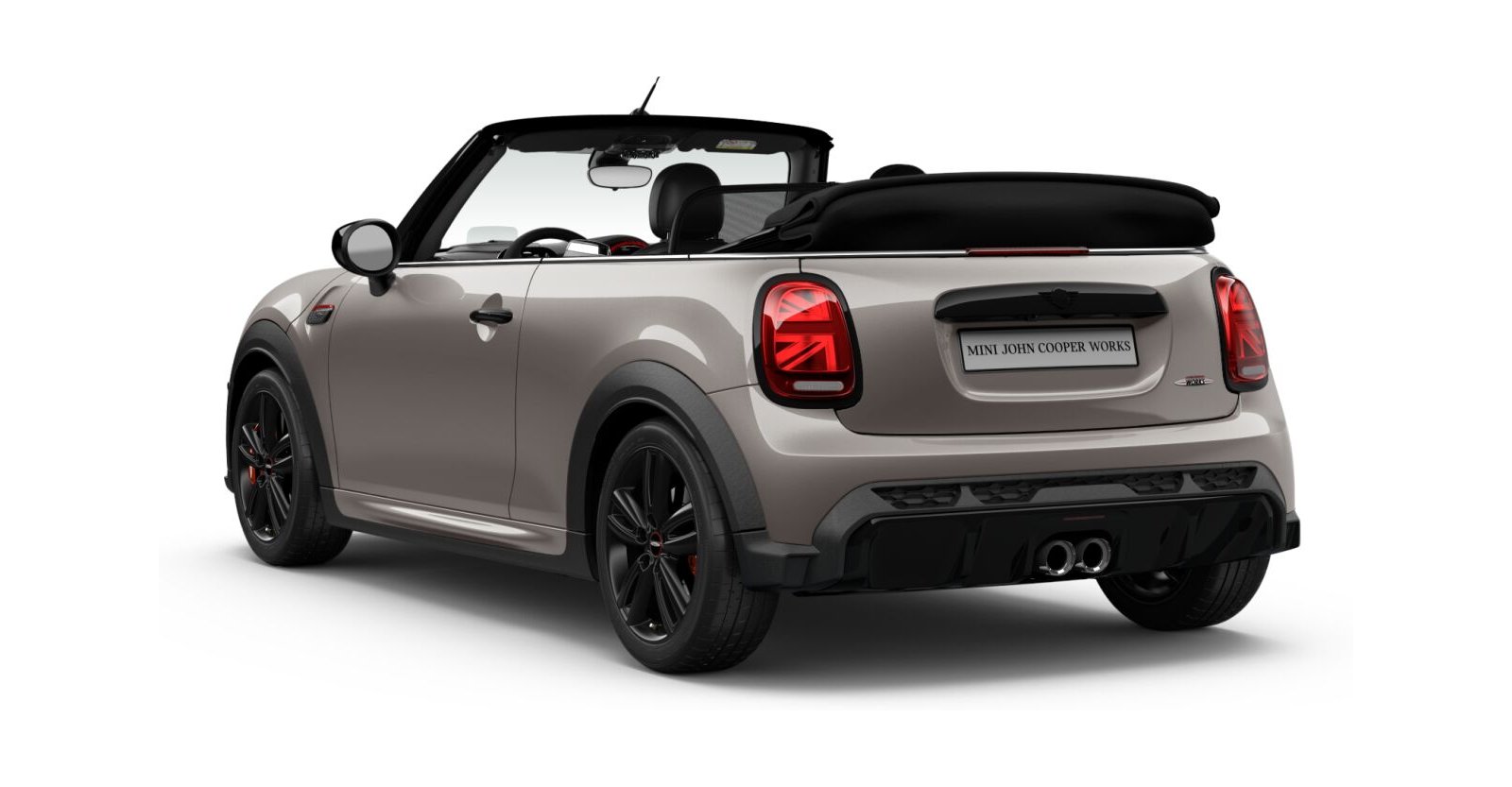 MINI MINI Cabrio in Grau von hinten MINI MINI Cabrio in Grau von hinten