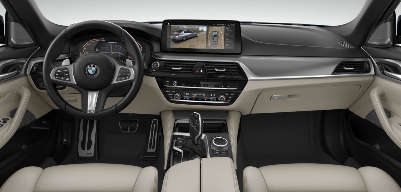 BMW BMW 5er im Innenraum von vorne BMW BMW 5er im Innenraum von vorne