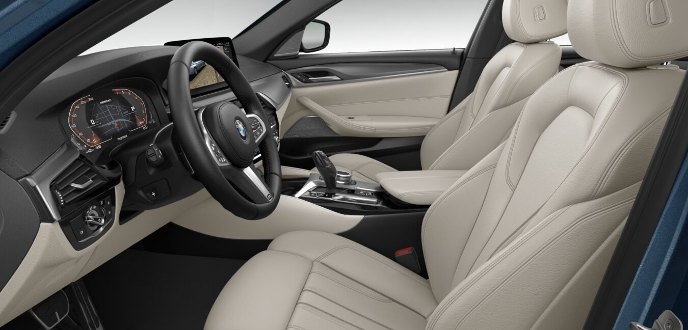 BMW BMW 5er im Innenraum seitlich BMW BMW 5er im Innenraum seitlich