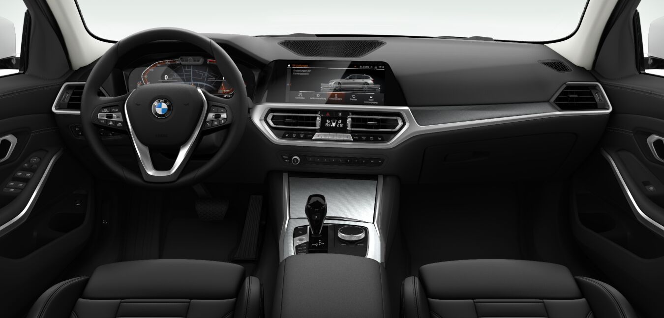 BMW BMW 3er im Innenraum von vorne BMW BMW 3er im Innenraum von vorne