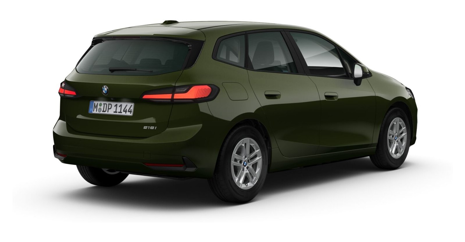 BMW BMW 2er in Grün von hinten BMW BMW 2er in Grün von hinten
