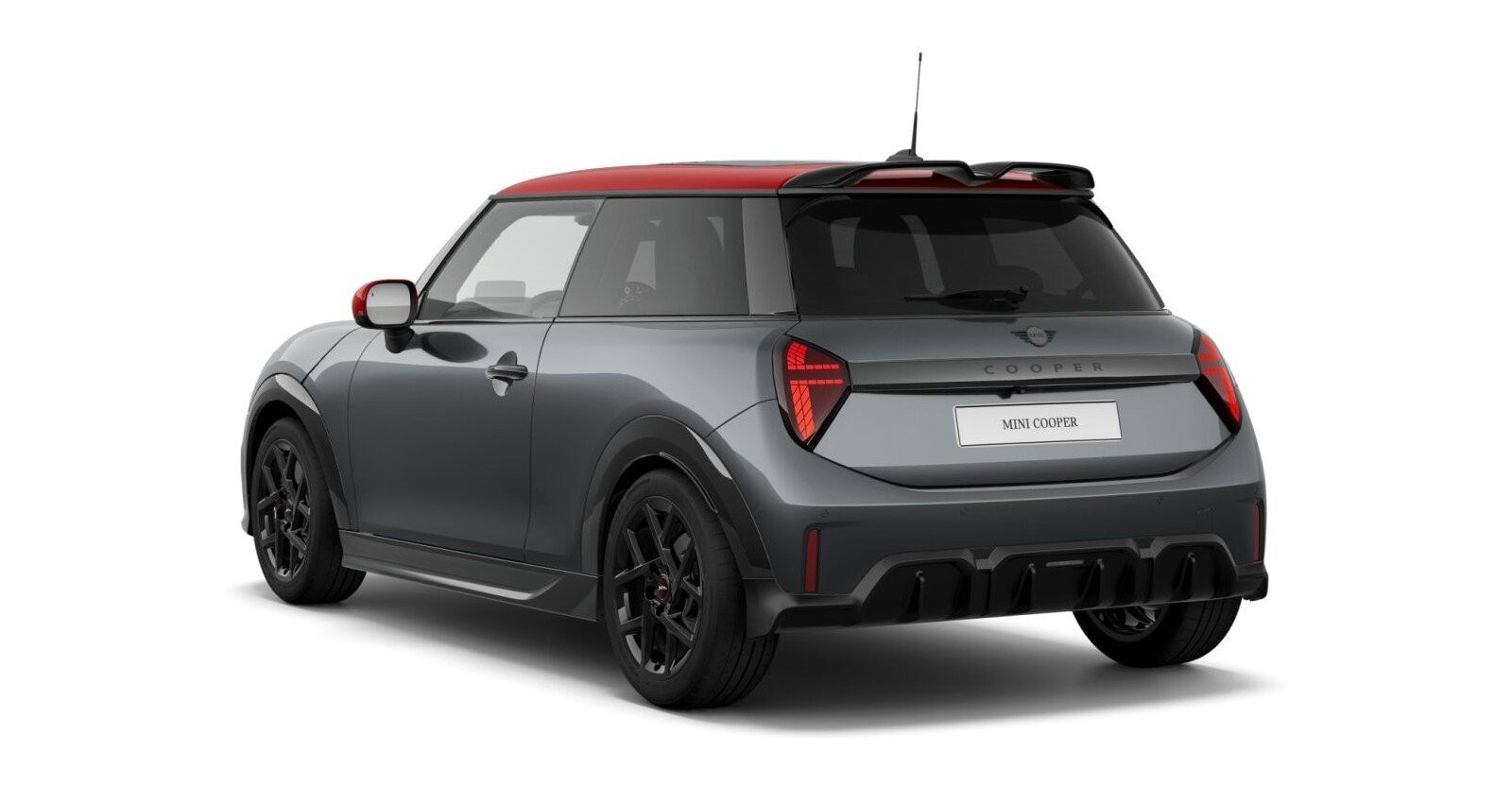 MINI MINI 3-Türer in Grau von hinten MINI MINI 3-Türer in Grau von hinten