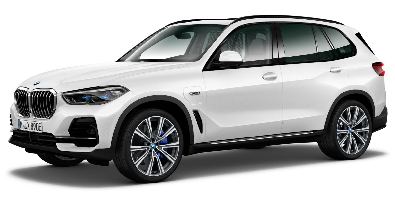 BMW X5 xDrive45e in Weiß von vorne BMW X5 xDrive45e in Weiß von vorne