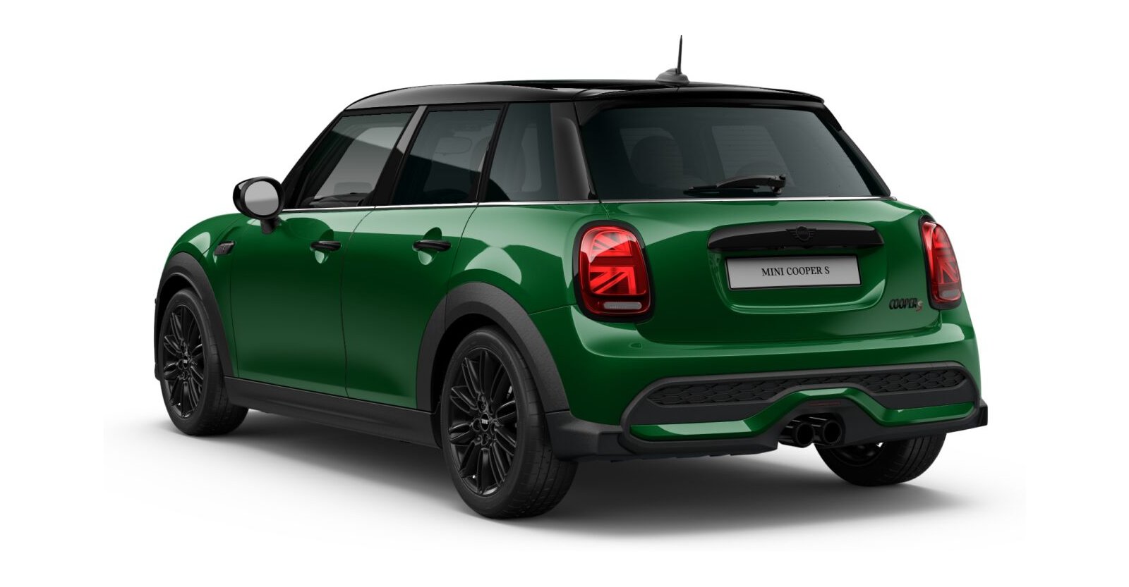 MINI MINI 5-Türer in Grün von hinten MINI MINI 5-Türer in Grün von hinten