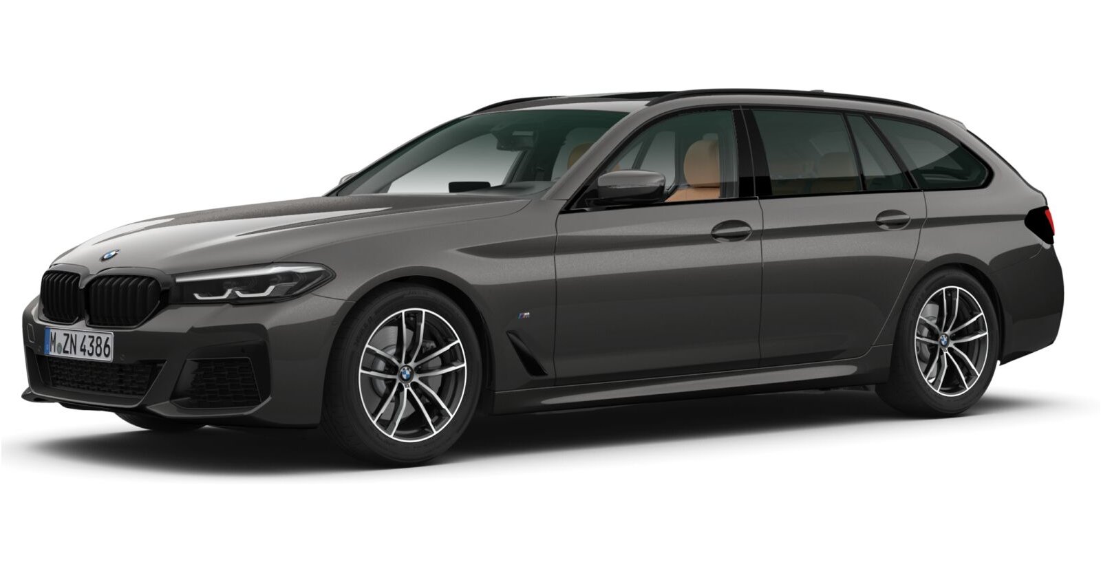 BMW BMW 5er in Grau von vorne BMW BMW 5er in Grau von vorne