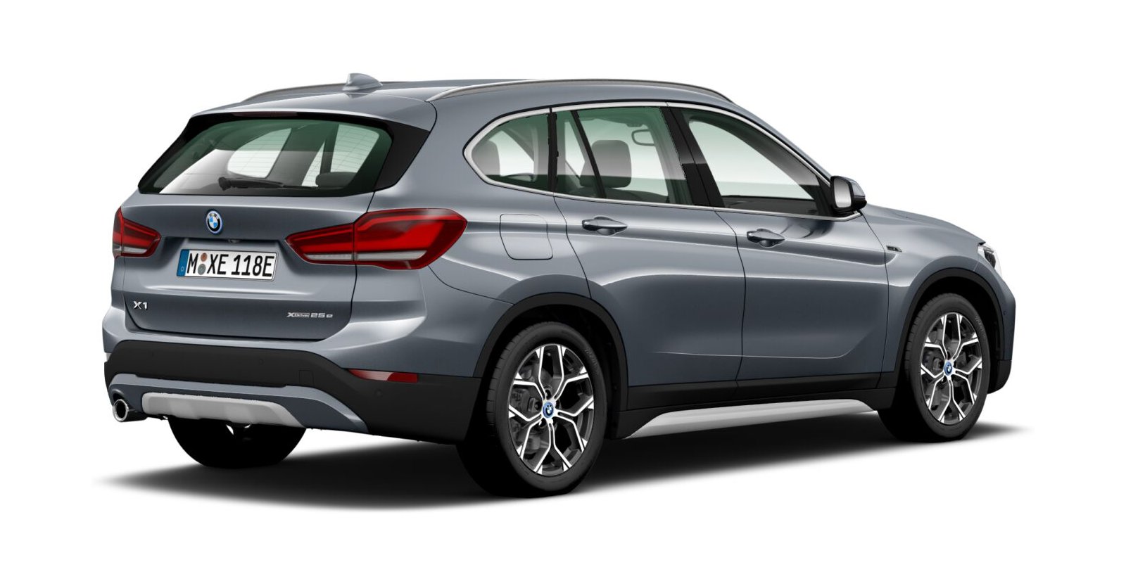 BMW BMW X in Grau von hinten BMW BMW X in Grau von hinten