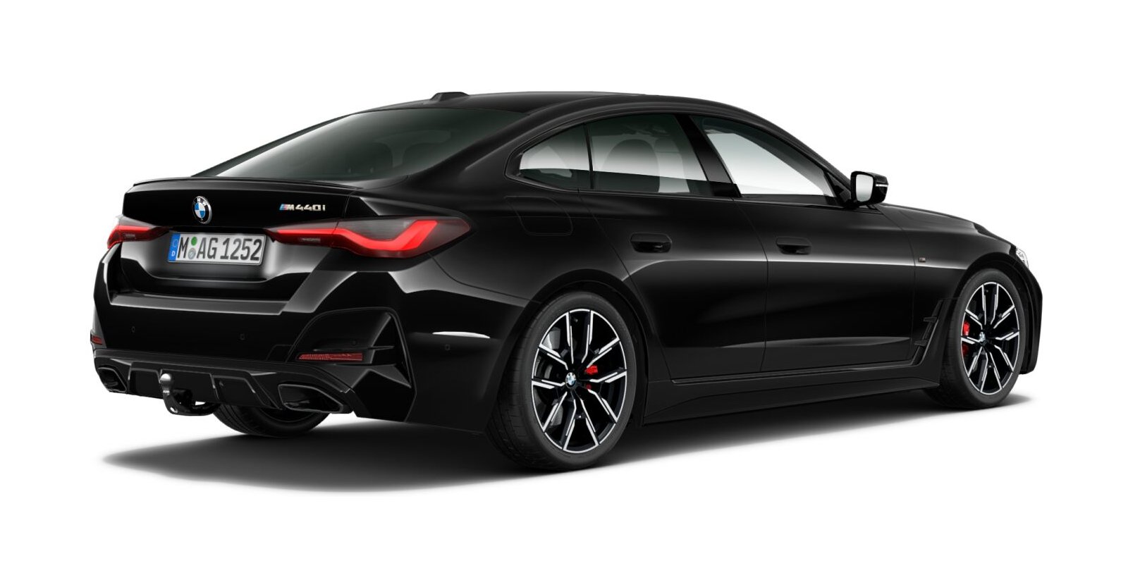 BMW BMW 4er in Schwarz von hinten BMW BMW 4er in Schwarz von hinten