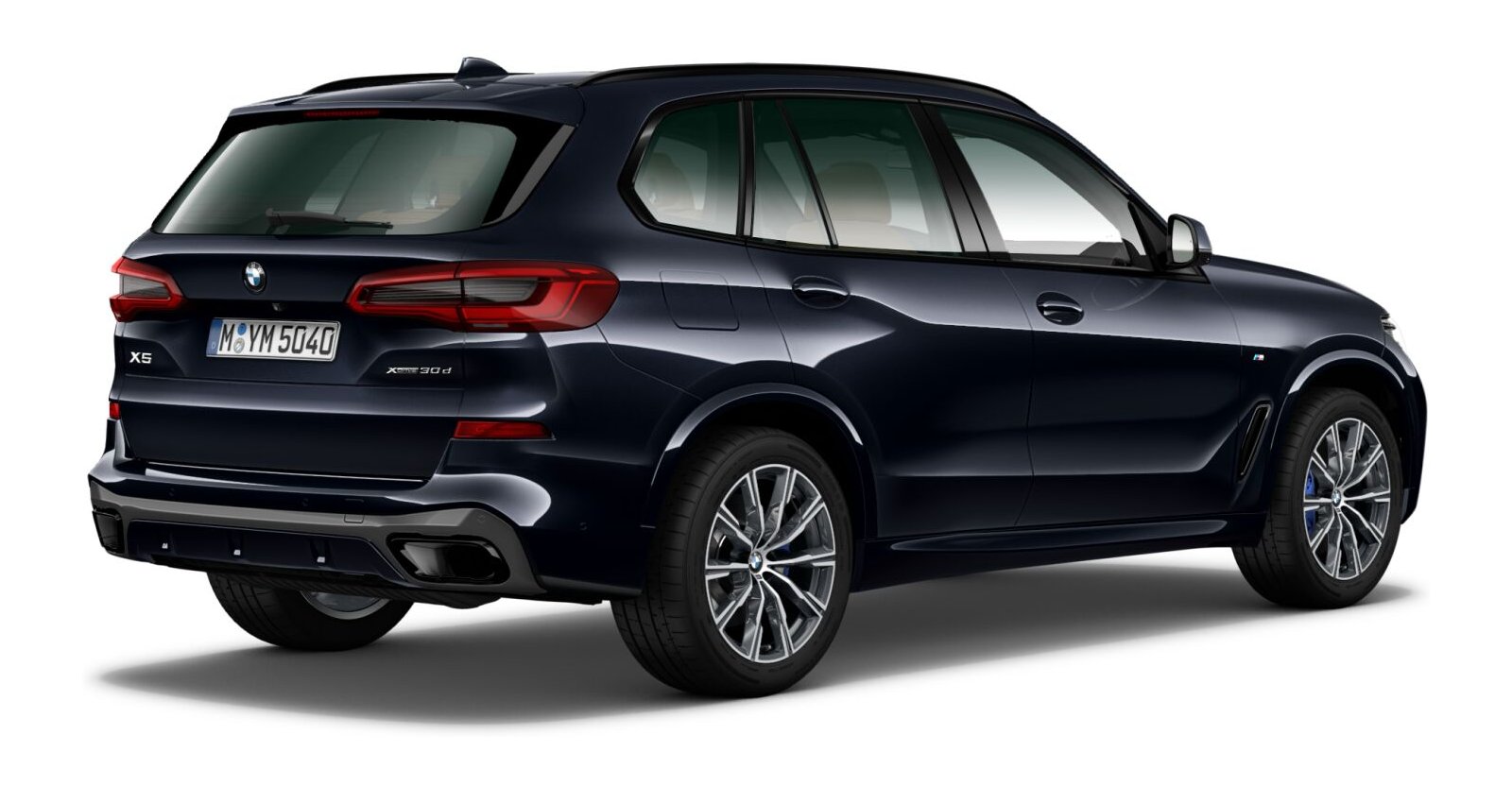 BMW BMW X in Schwarz von hinten BMW BMW X in Schwarz von hinten