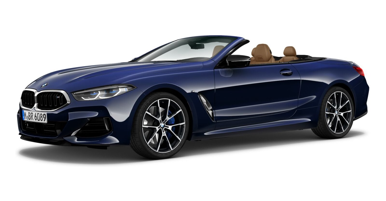 BMW BMW 8er in Blau von vorne BMW BMW 8er in Blau von vorne