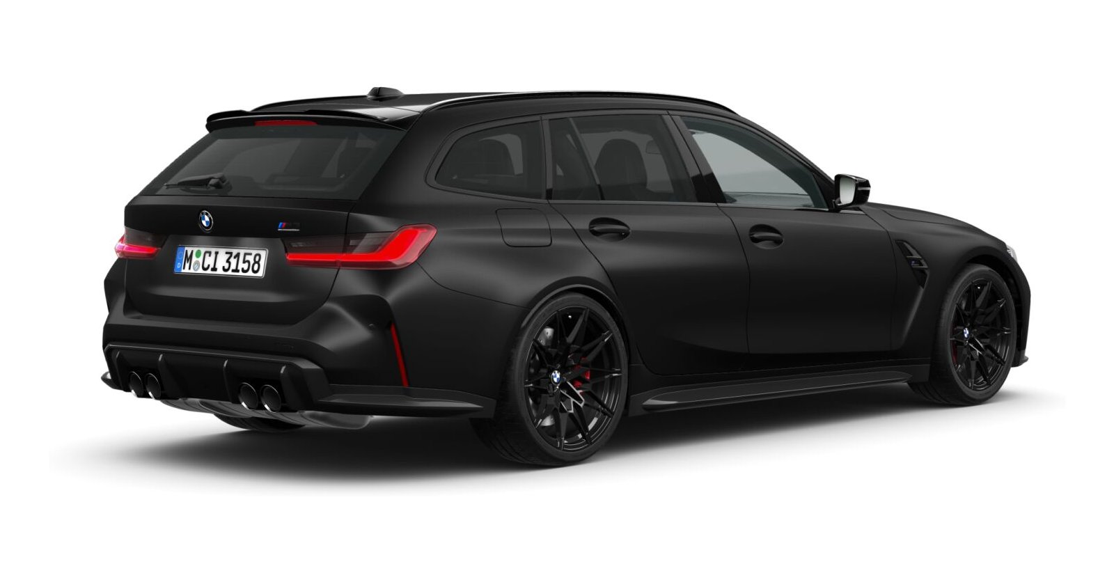 BMW BMW M in Schwarz von hinten BMW BMW M in Schwarz von hinten
