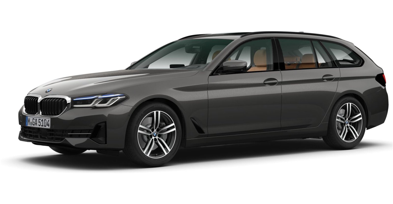 BMW BMW 5er in Grau von vorne BMW BMW 5er in Grau von vorne