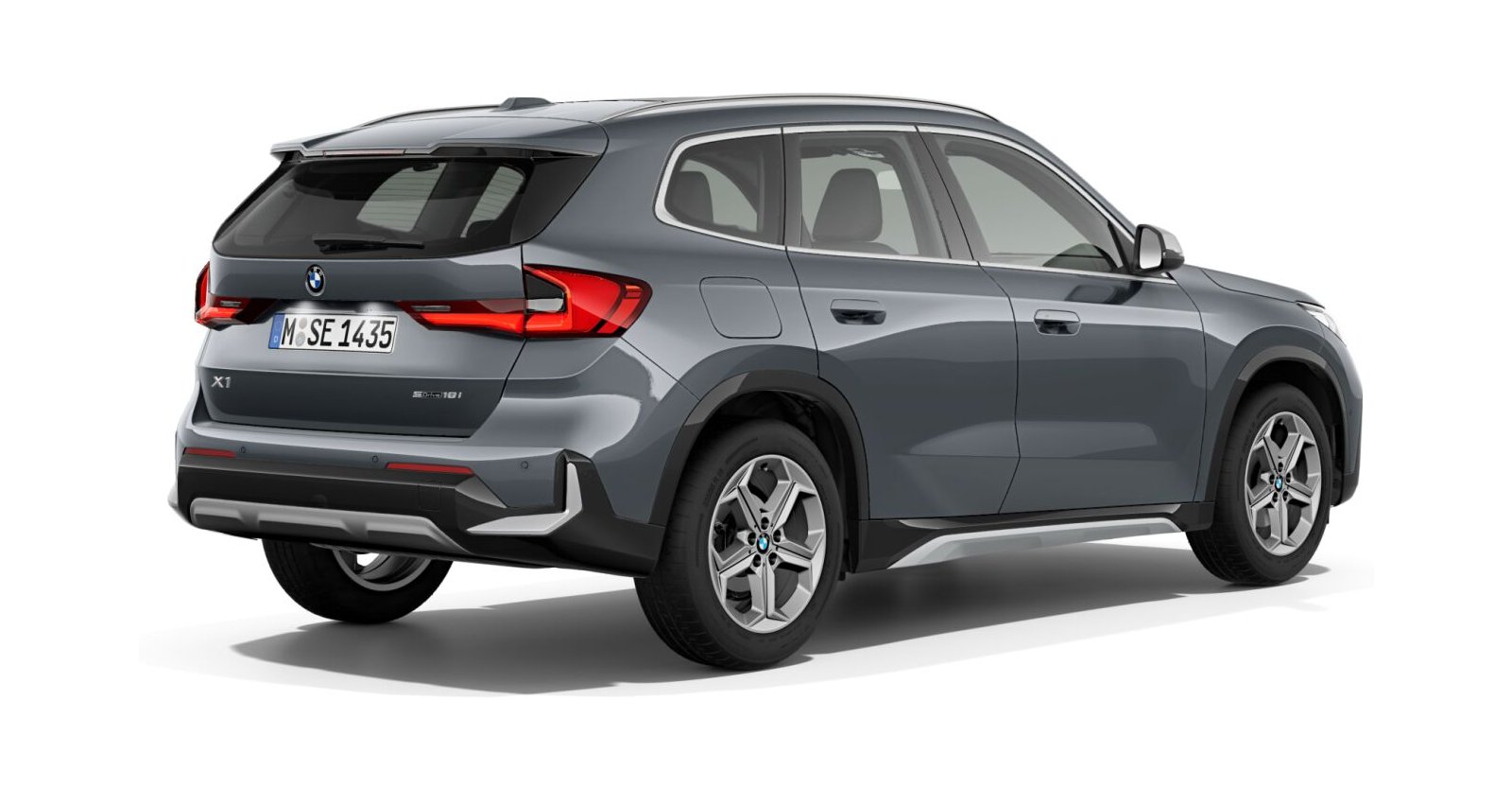 BMW BMW X in Grau von hinten