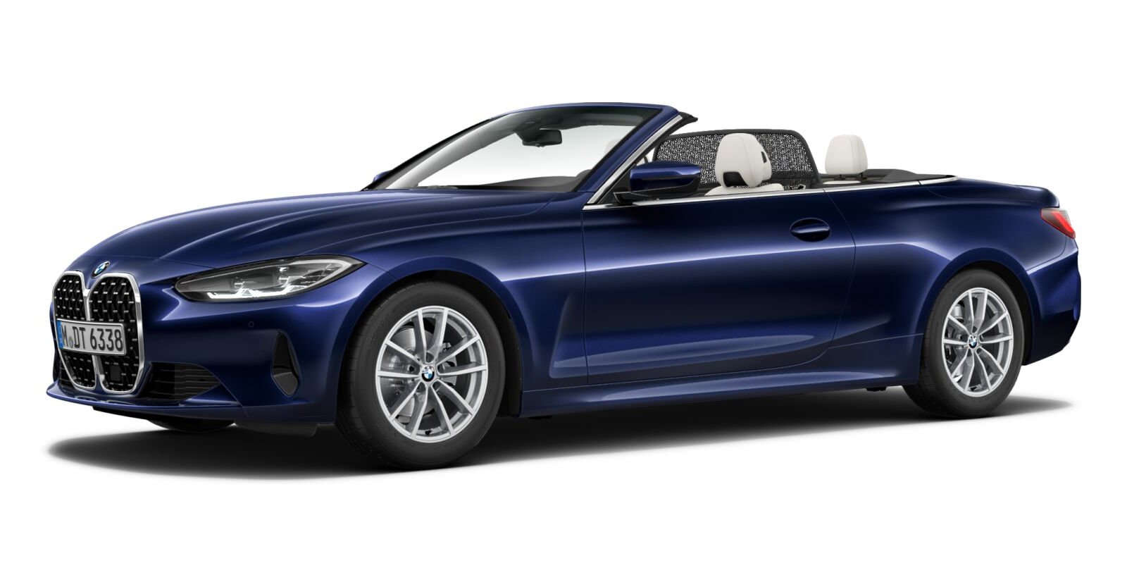 BMW BMW 4er in Blau von vorne BMW BMW 4er in Blau von vorne