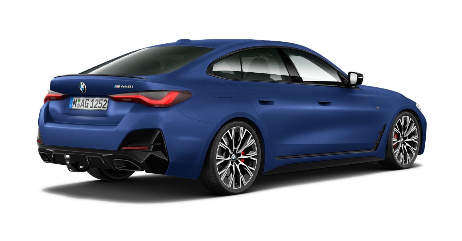 BMW BMW 4er in Blau von hinten BMW BMW 4er in Blau von hinten