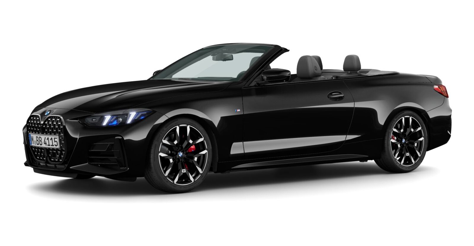 BMW BMW 4er in Schwarz von vorne BMW BMW 4er in Schwarz von vorne