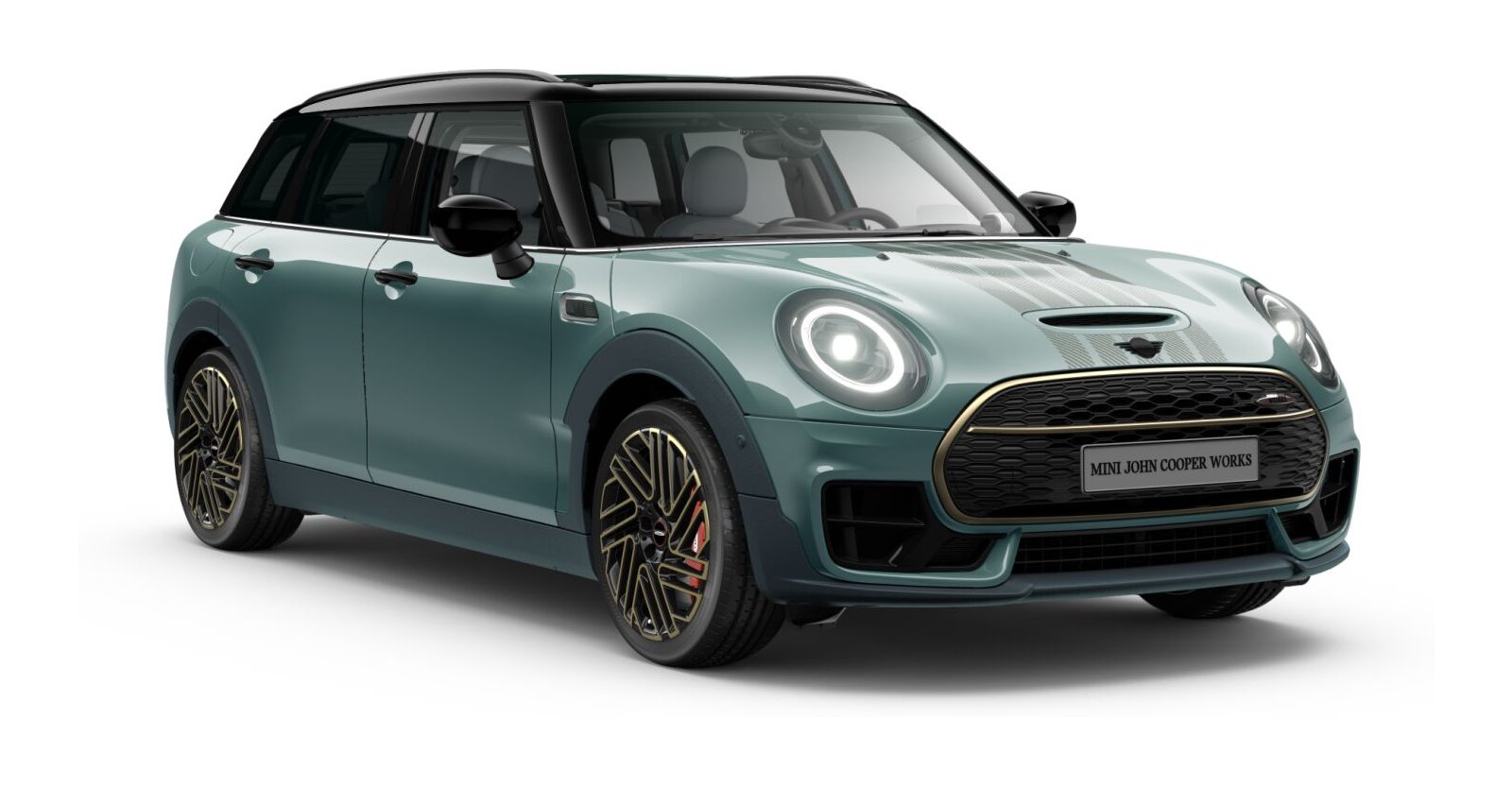 MINI MINI Clubman in Grün von vorne MINI MINI Clubman in Grün von vorne