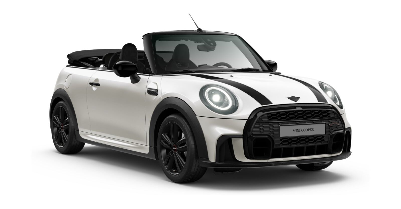 MINI MINI Cabrio in Weiß von vorne MINI MINI Cabrio in Weiß von vorne