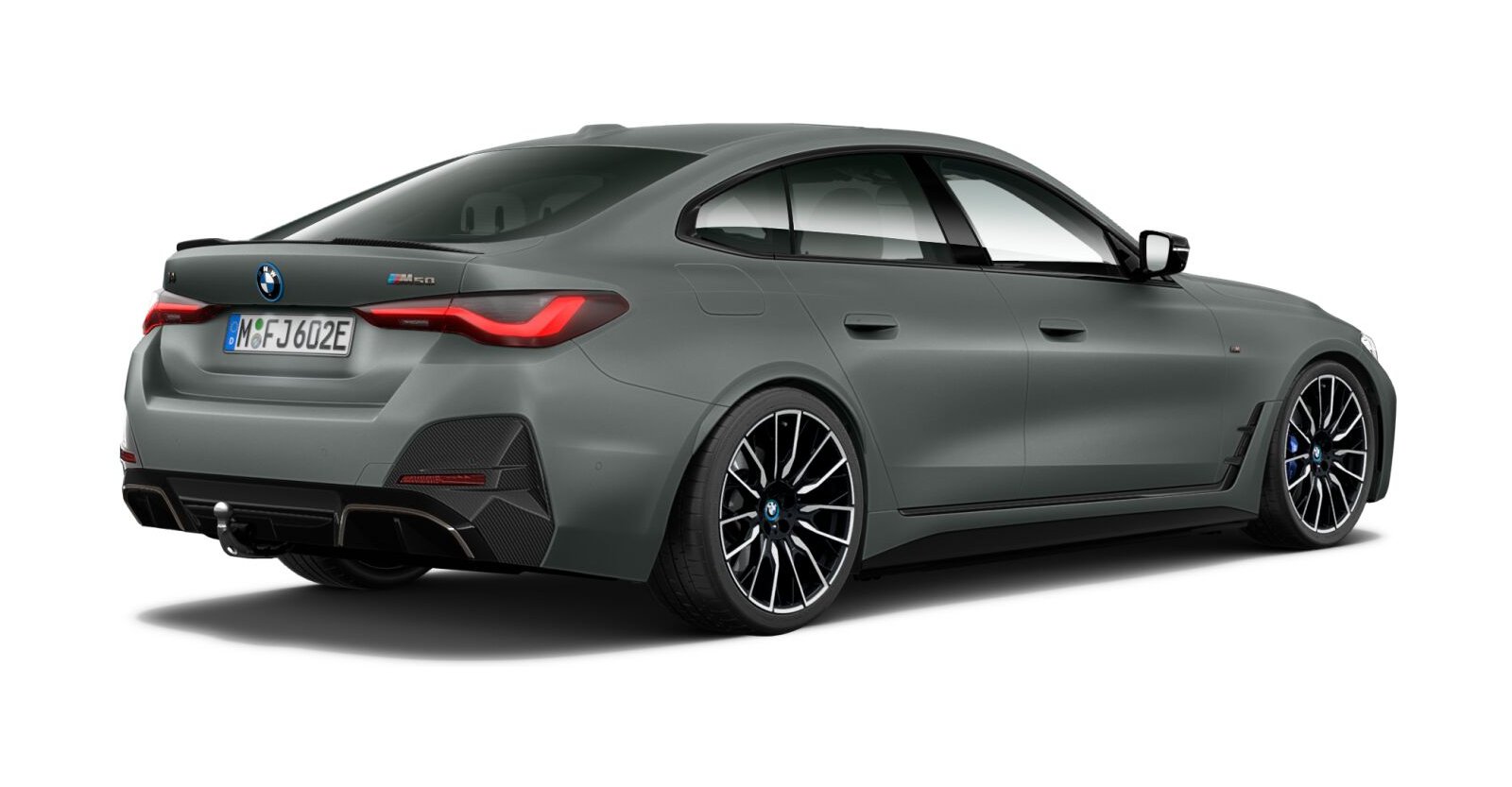 BMW BMW I in Grau von hinten BMW BMW I in Grau von hinten