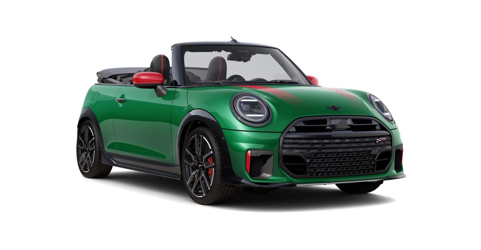 MINI MINI Cabrio in Grün von vorne MINI MINI Cabrio in Grün von vorne