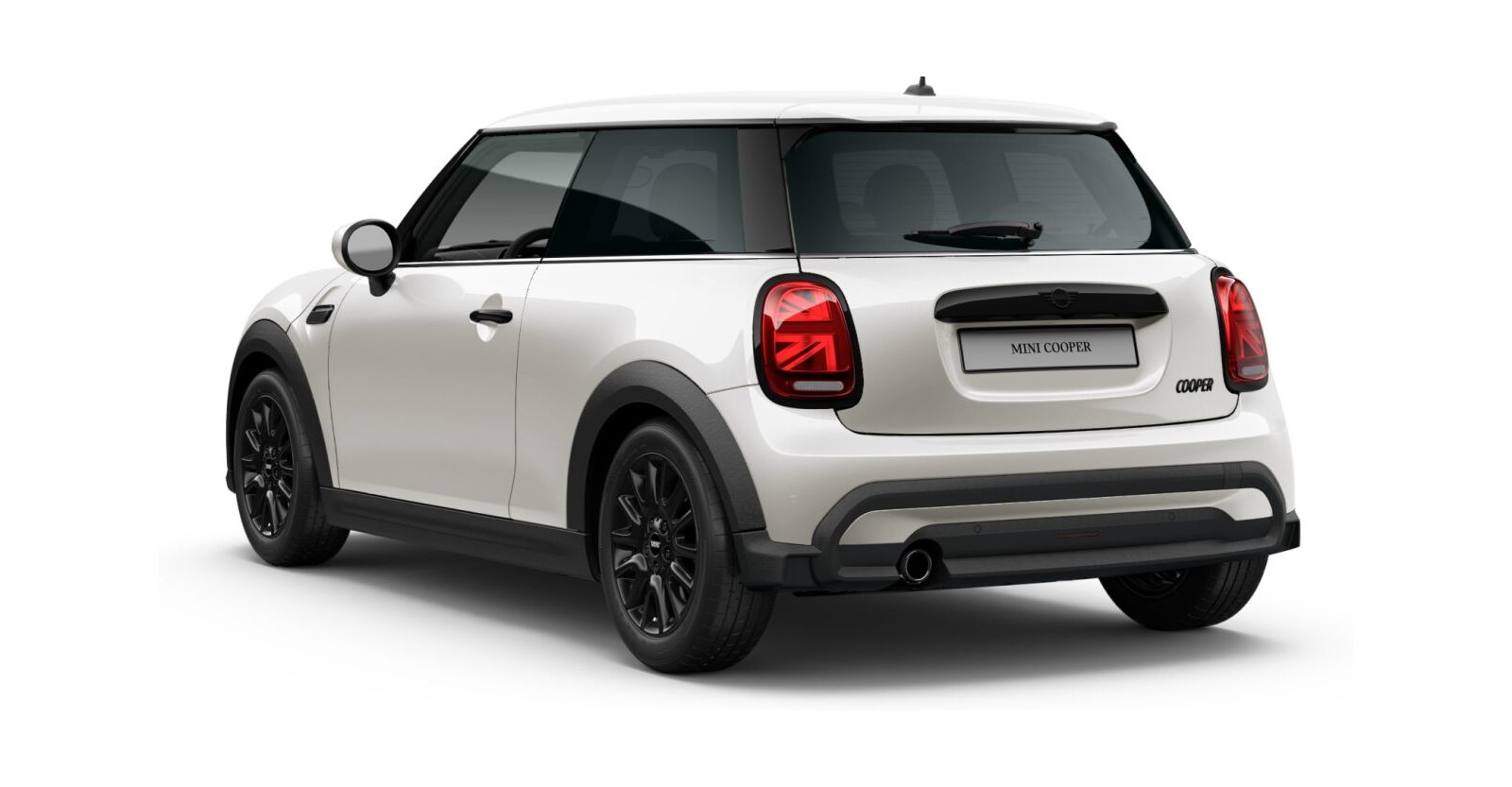 MINI MINI 3-Türer in Weiß von hinten MINI MINI 3-Türer in Weiß von hinten