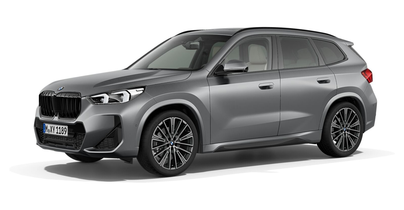 BMW X1 xDrive23i in Grau von vorne BMW X1 xDrive23i in Grau von vorne