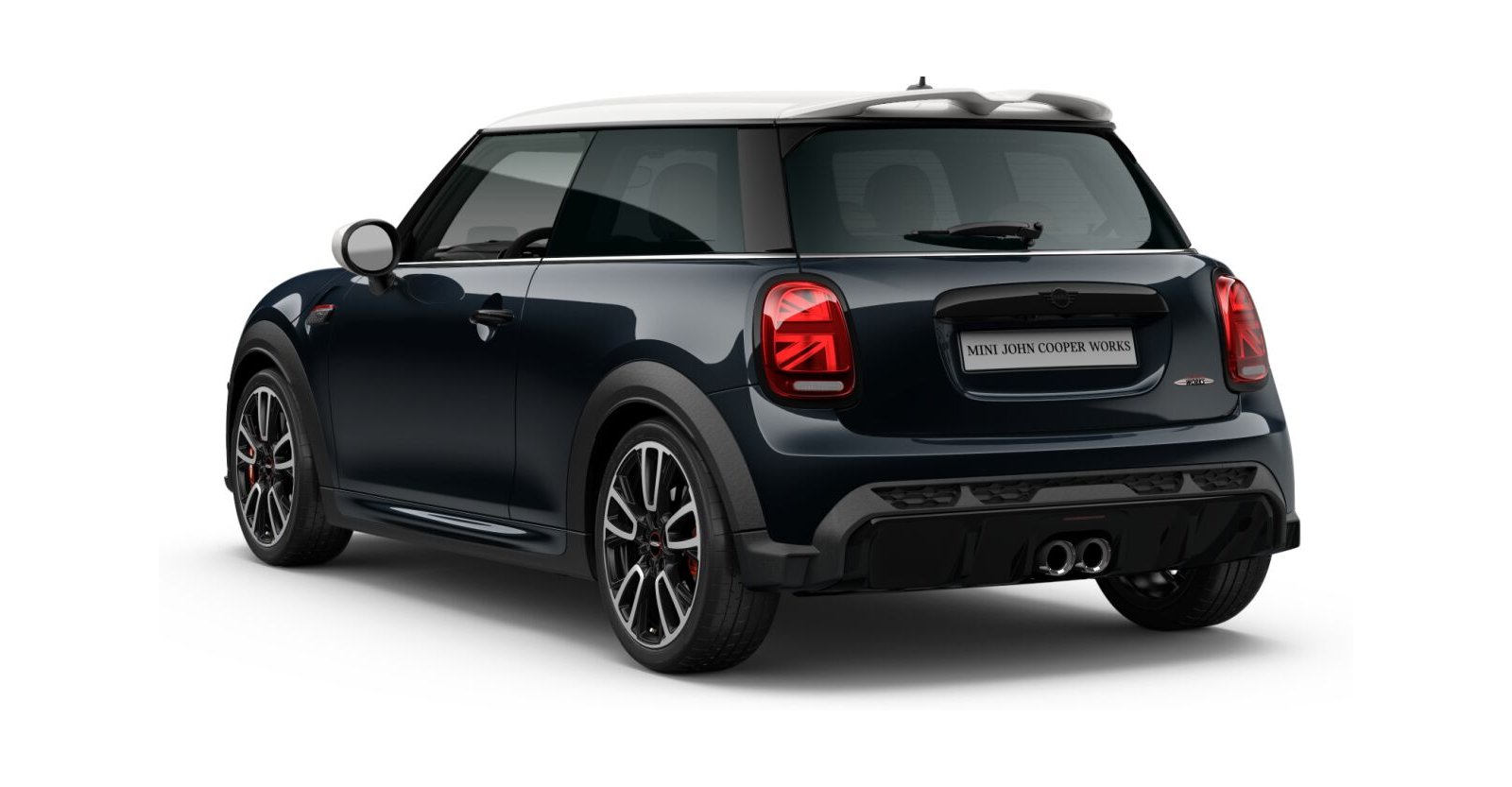 MINI MINI 3-Türer in Schwarz von hinten