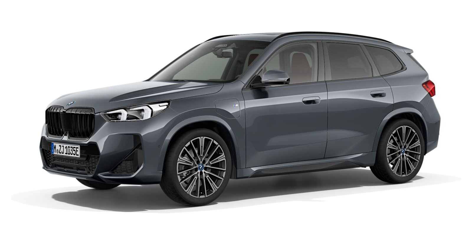 BMW X1 xDrive30e in Grau von vorne BMW X1 xDrive30e in Grau von vorne