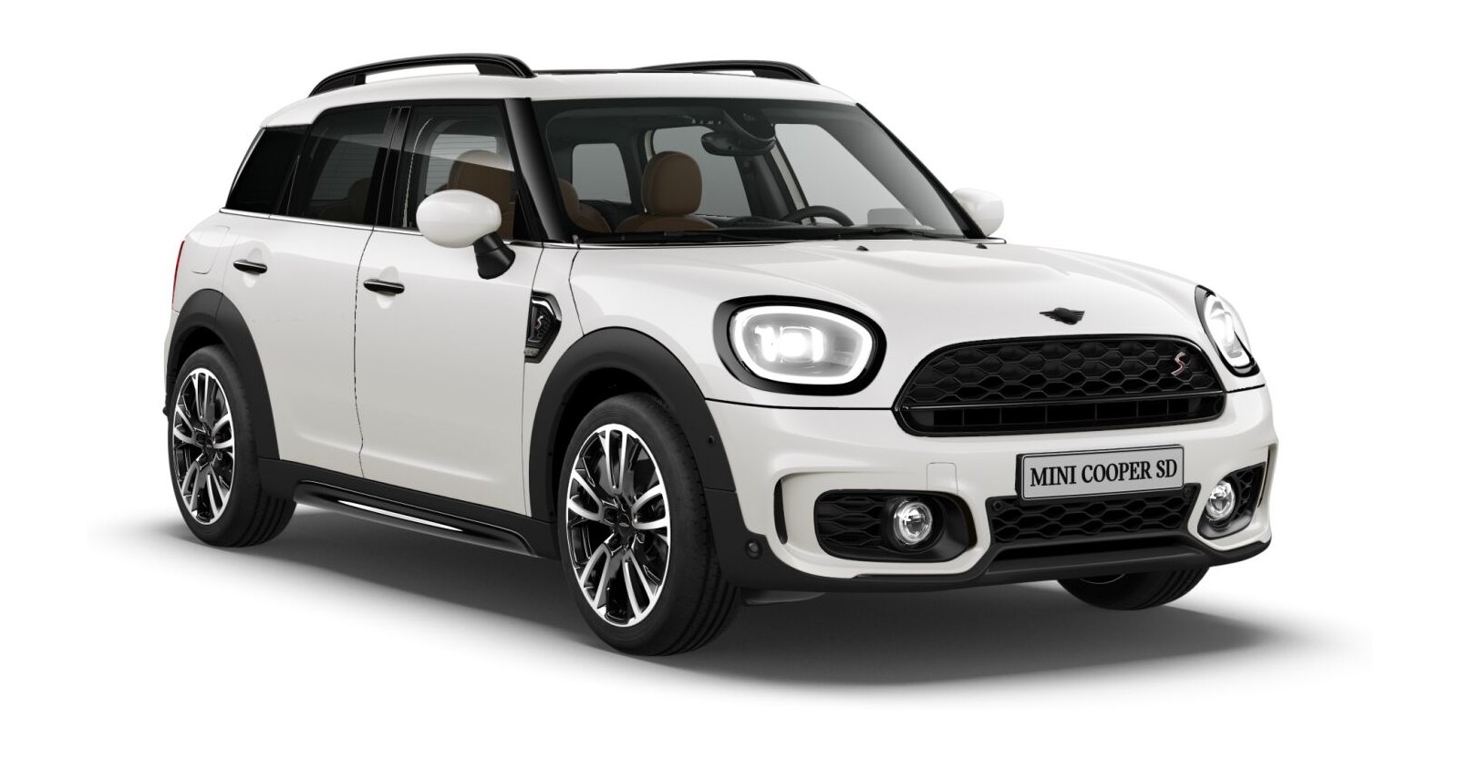 MINI Cooper SD Countryman ALL4 in Weiß von vorne